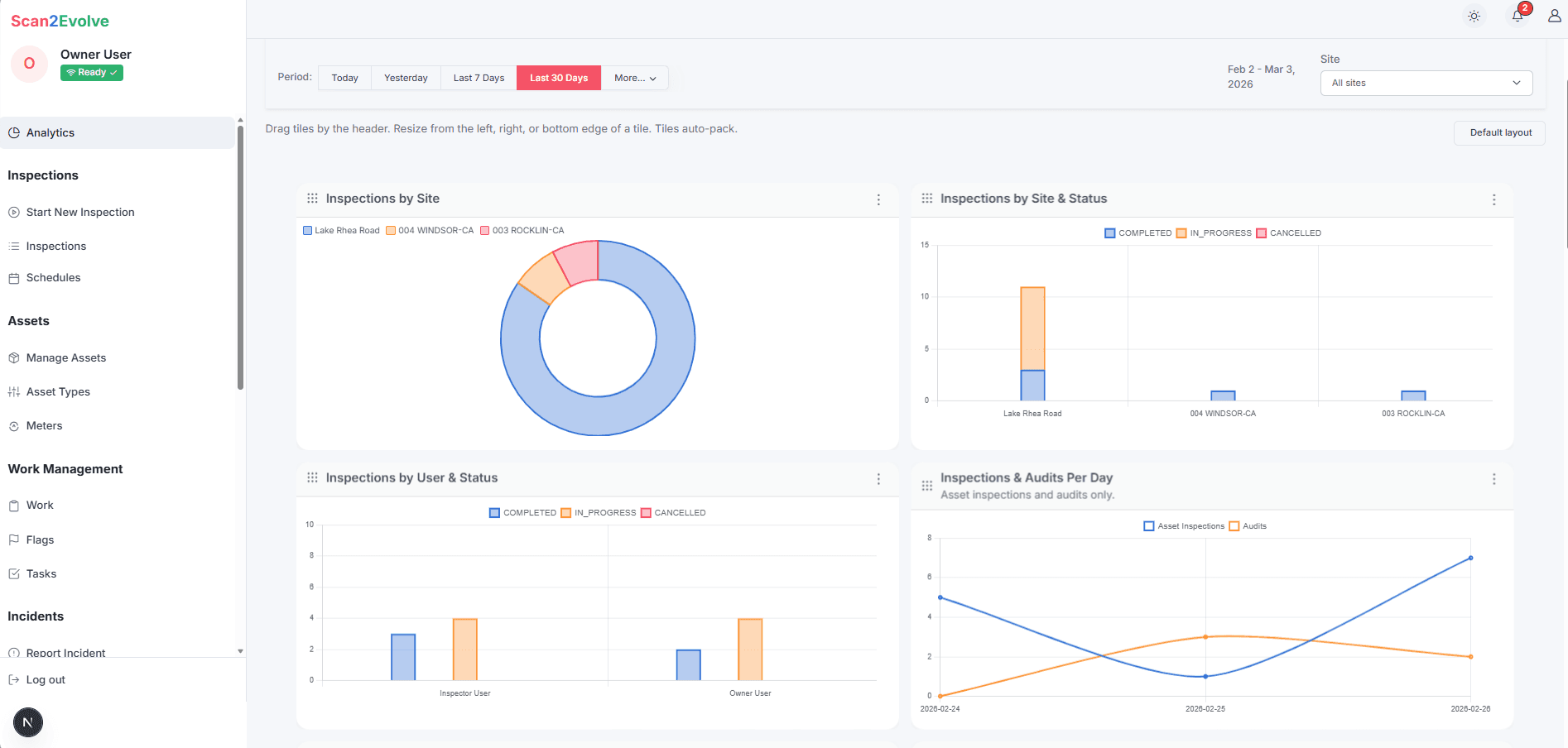 Operational evidence for sustainability teams. product view